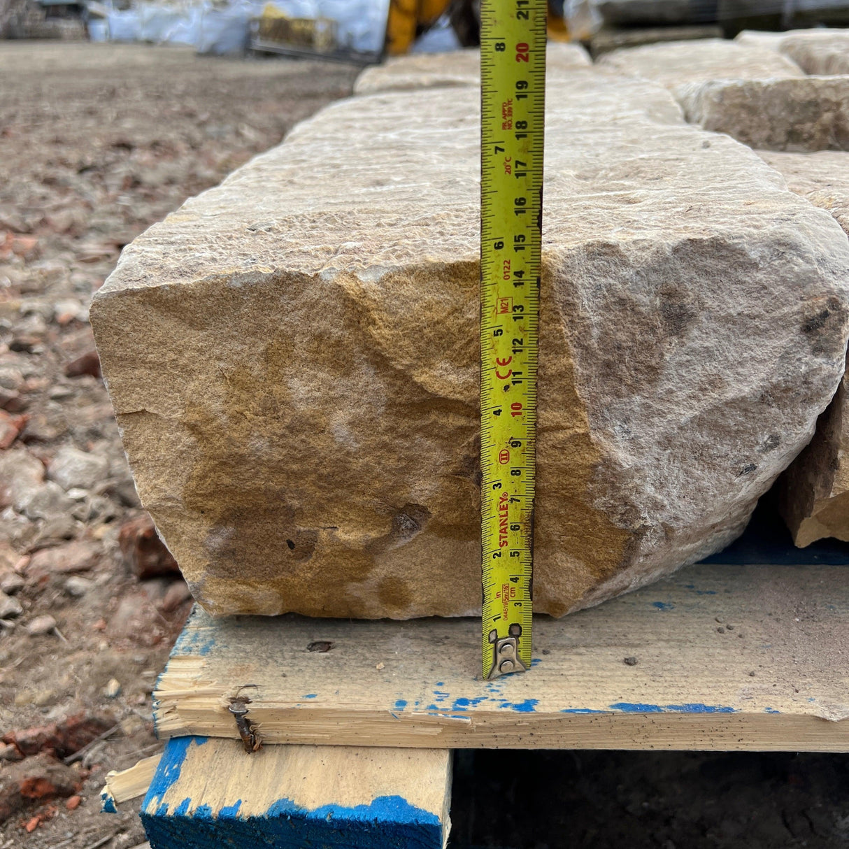 Reclaimed Punched Building Stone - Backed Off - Reclaimed Brick Company