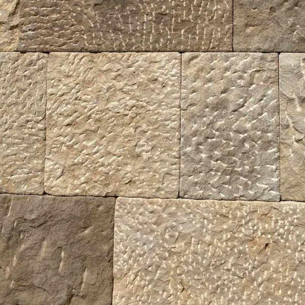 Reclaimed Punched Face Ashlar Building Stone - Depth 115mm - Reclaimed Brick Company
