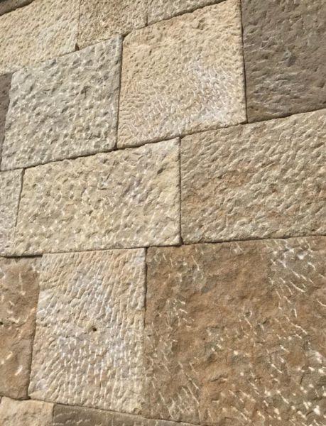 Reclaimed Punched Face Ashlar Building Stone - Depth 115mm - Reclaimed Brick Company