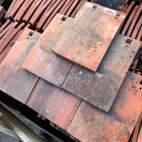 Reclaimed Red Rosemary Clay Roof Tiles - Reclaimed Brick Company