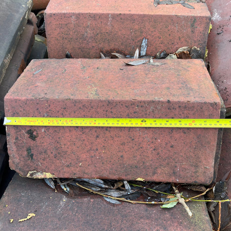 Reclaimed Red Terracotta Triangle Ridge Tile - Job Lot of 120 - Reclaimed Brick Company