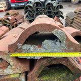 Reclaimed Red Terracotta Wall Coping - 12” x 5.5” - Job Lot 13 Metres - Reclaimed Brick Company