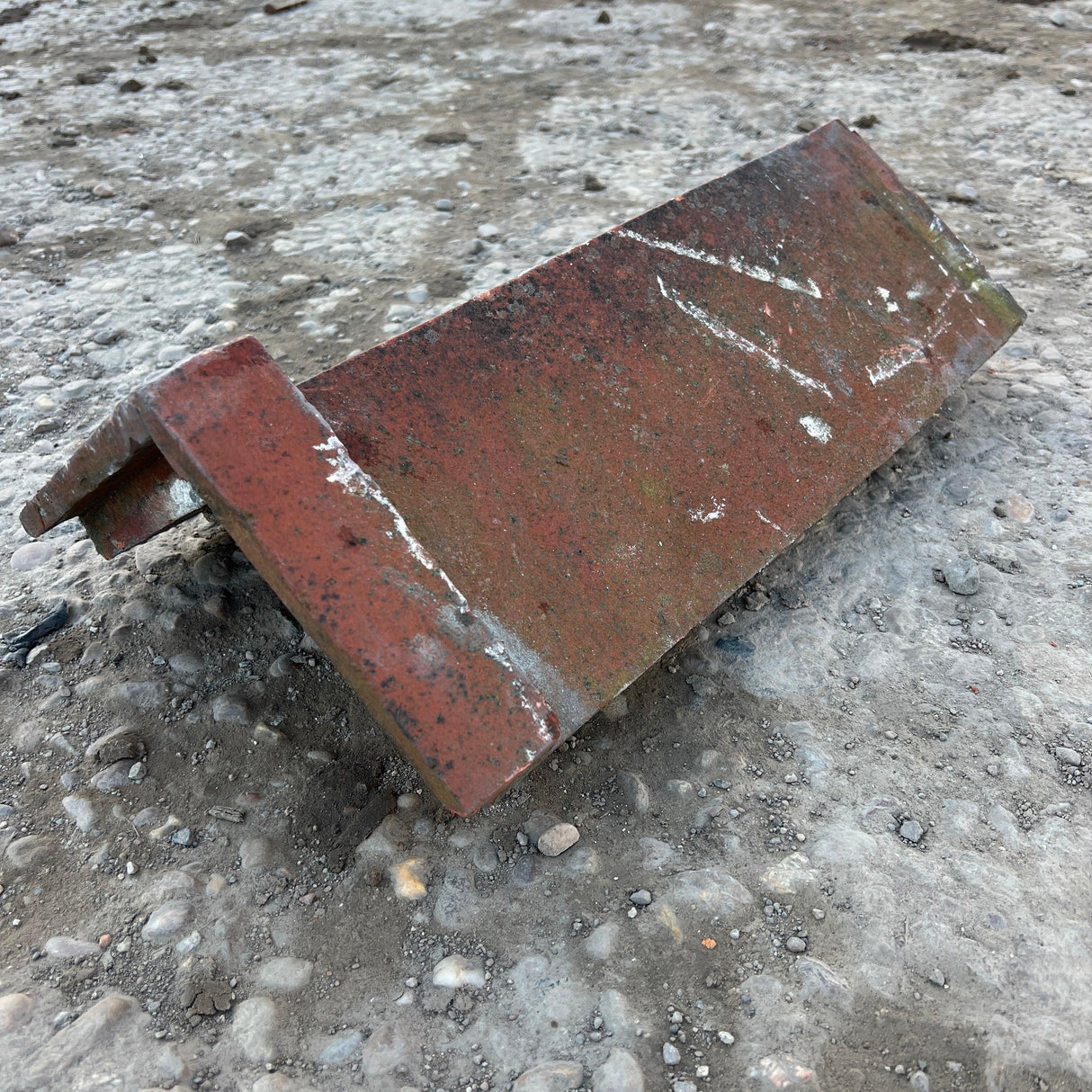 Reclaimed Red Triangle Clay Ridge Roof Tiles