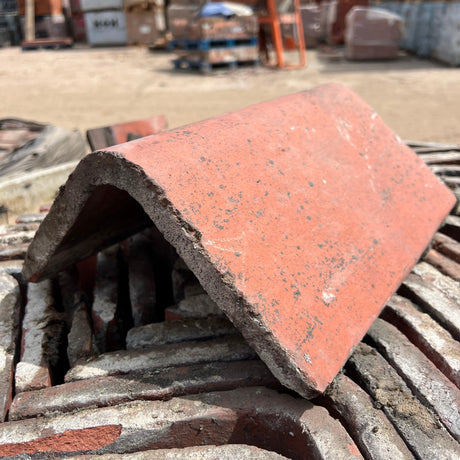 Reclaimed Red Triangle Ridge Roof Tile