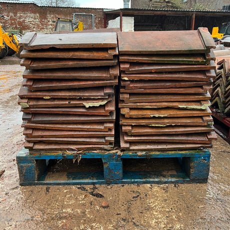 Reclaimed Red Triangle Ridge Tile - Job Lot of 110 - Reclaimed Brick Company