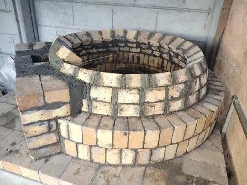Reclaimed Refractory Furnace Fire Resistant Bricks - Ideal For BBQ , Pizza Oven and Fireplaces - Reclaimed Brick Company