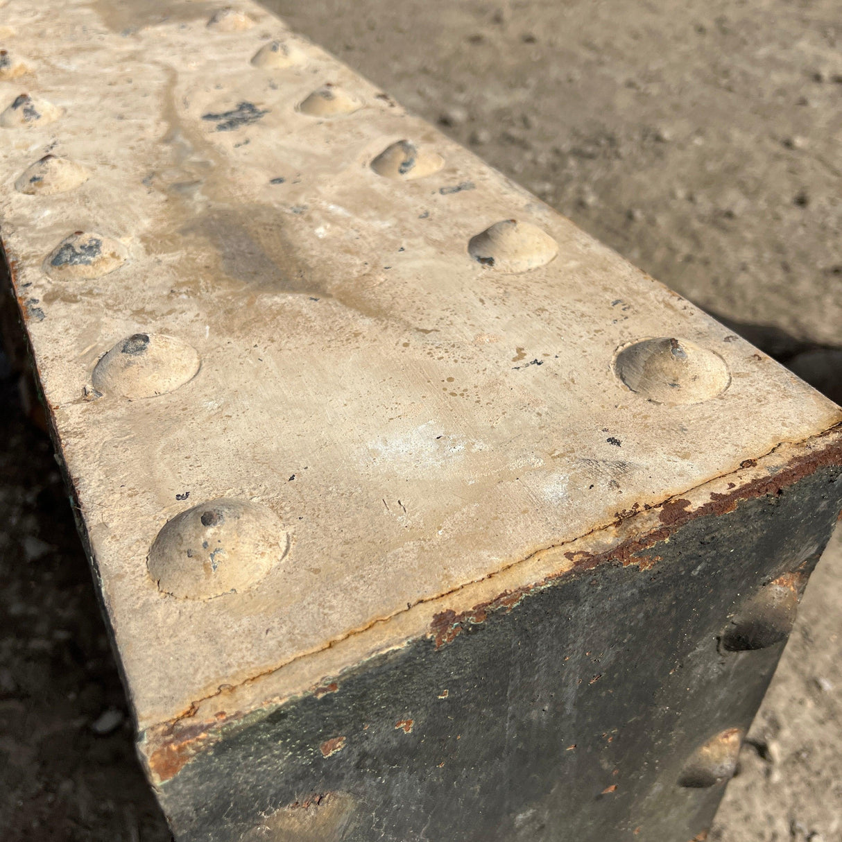 Reclaimed Riveted 1860’s Steel Beam - 6400cm - Reclaimed Brick Company