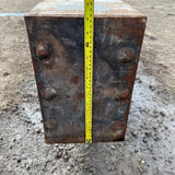 Reclaimed Riveted 1860’s Steel Beam - 6400cm - Reclaimed Brick Company