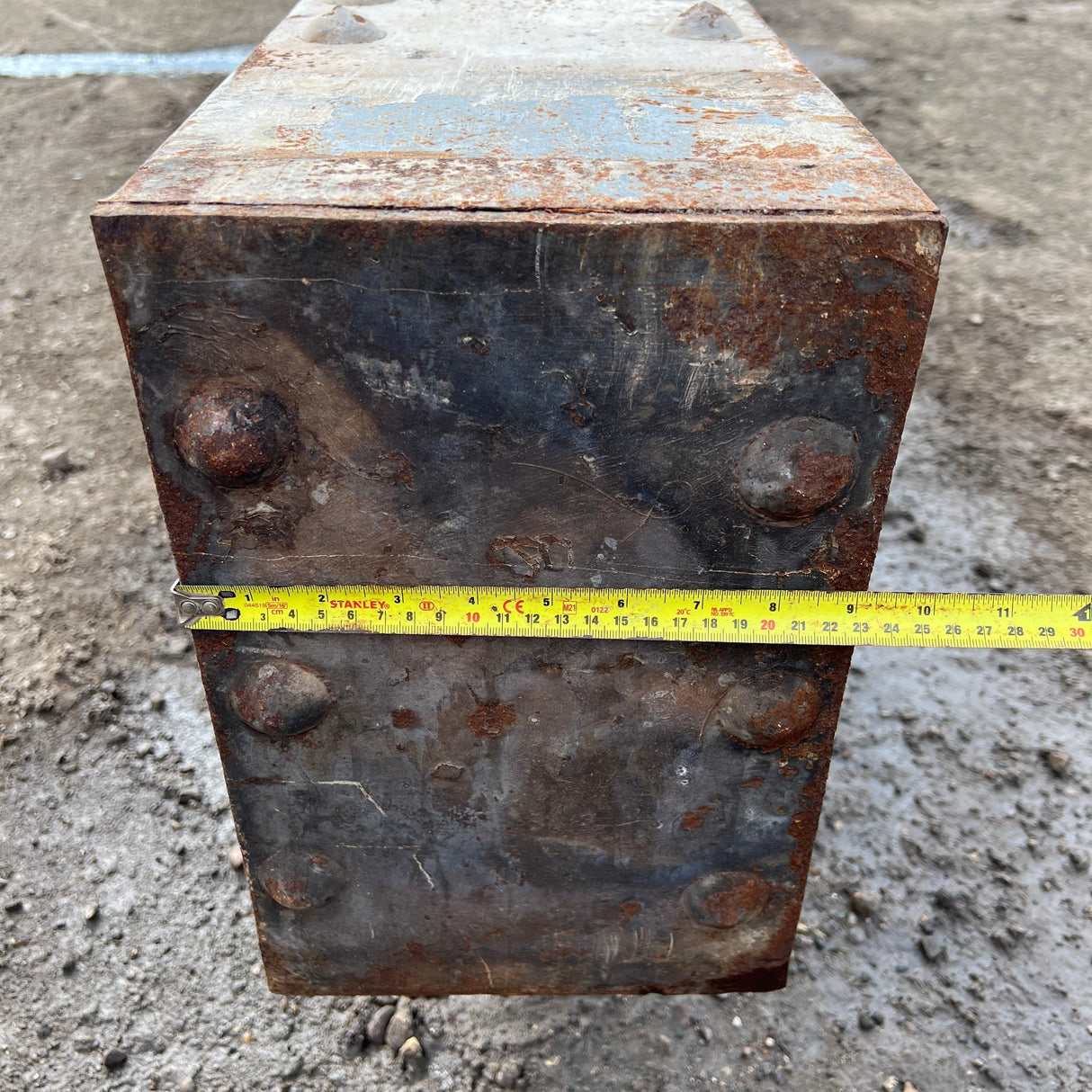 Reclaimed Riveted 1860’s Steel Beam - 6400cm - Reclaimed Brick Company