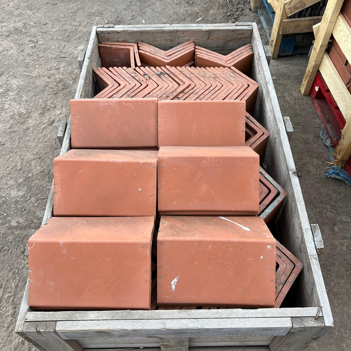 Red Triangle Ridge Roof Tile - Reclaimed Brick Company