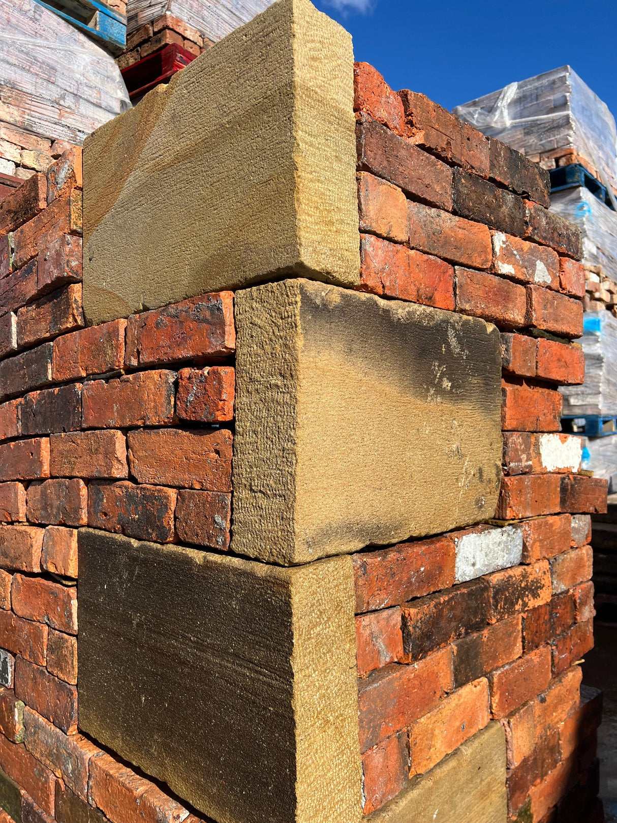 Reclaimed Rough Stone Quoins - Made to Order & Size - Reclaimed Brick Company