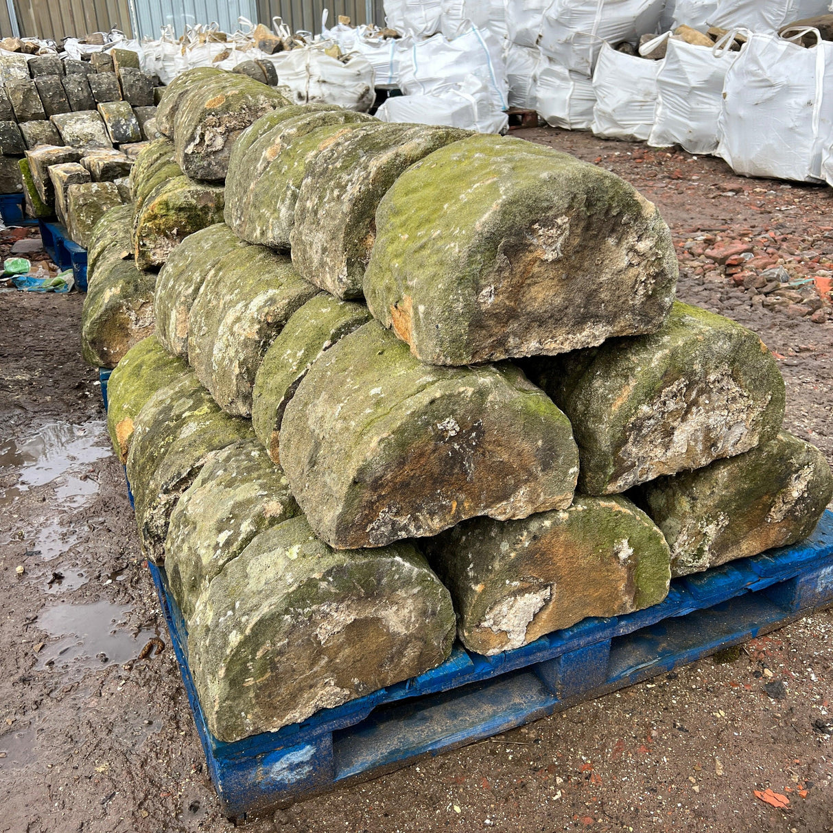 Reclaimed Half Round Wall Coping - Reclaimed Brick Company