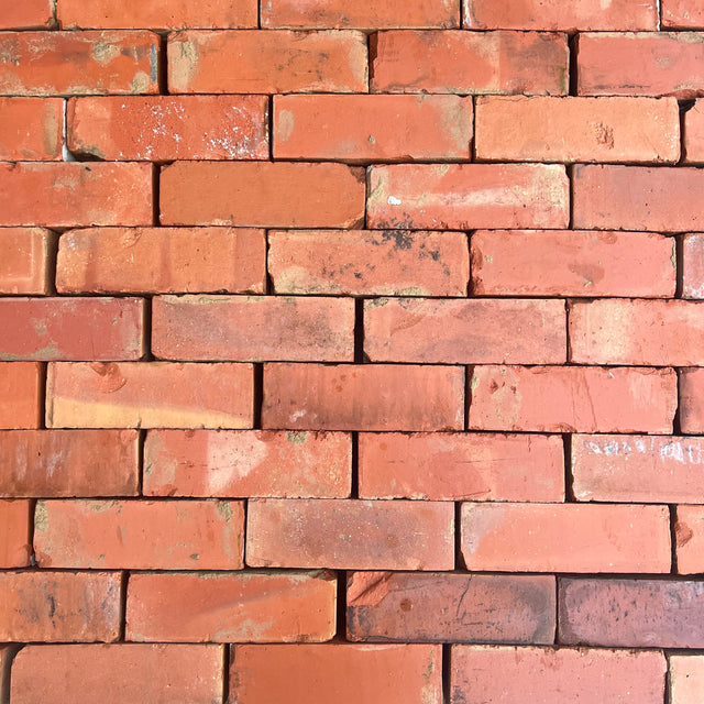 Reclaimed Smooth Red Wirecut Bricks | Pack of 250 Brick | Free Delivery - Reclaimed Brick Company