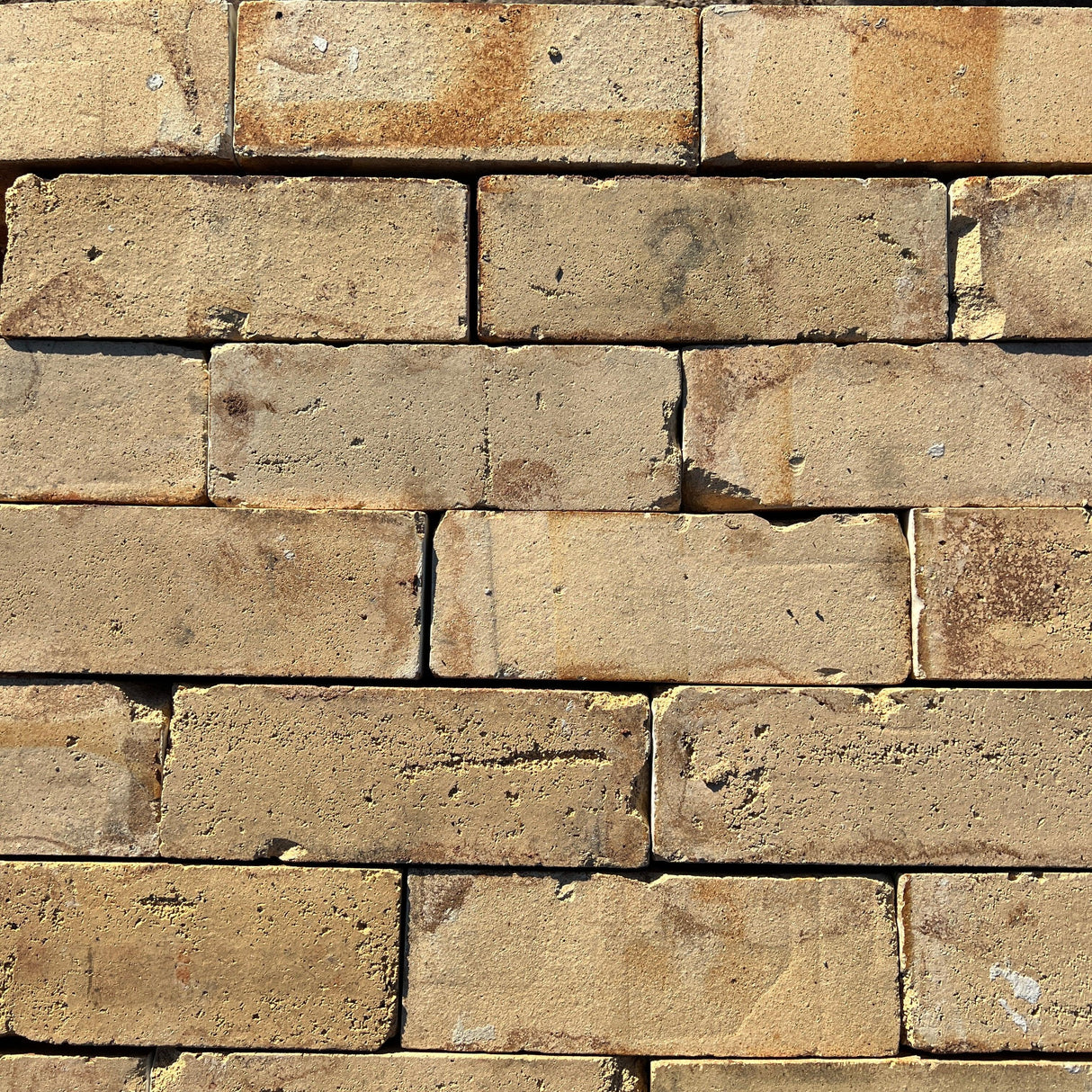 75mm Smooth Yellow Bricks - Reclaimed Brick Company