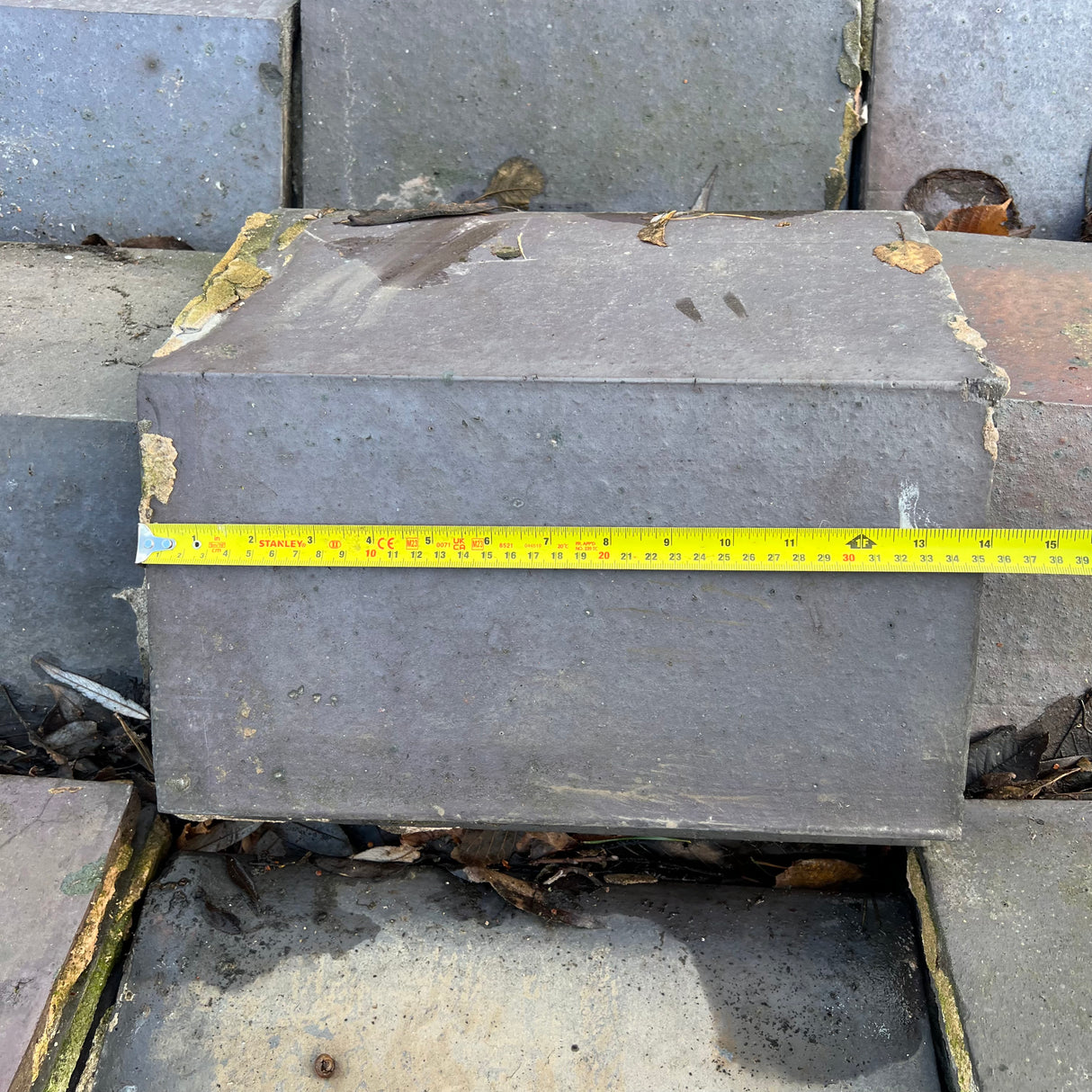 Reclaimed Staffordshire Blue Triangle Ridge Tile - Job Lot of 150 - Reclaimed Brick Company