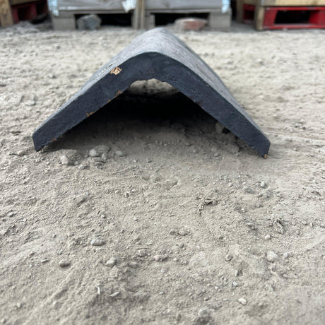 Reclaimed Staffordshire Brindle Blue Hogback Clay Ridge Roof Tile