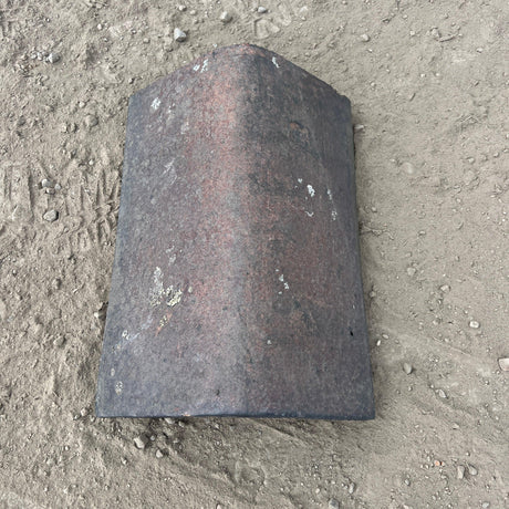 Reclaimed Staffordshire Brindle Blue Hogback Clay Ridge Roof Tile