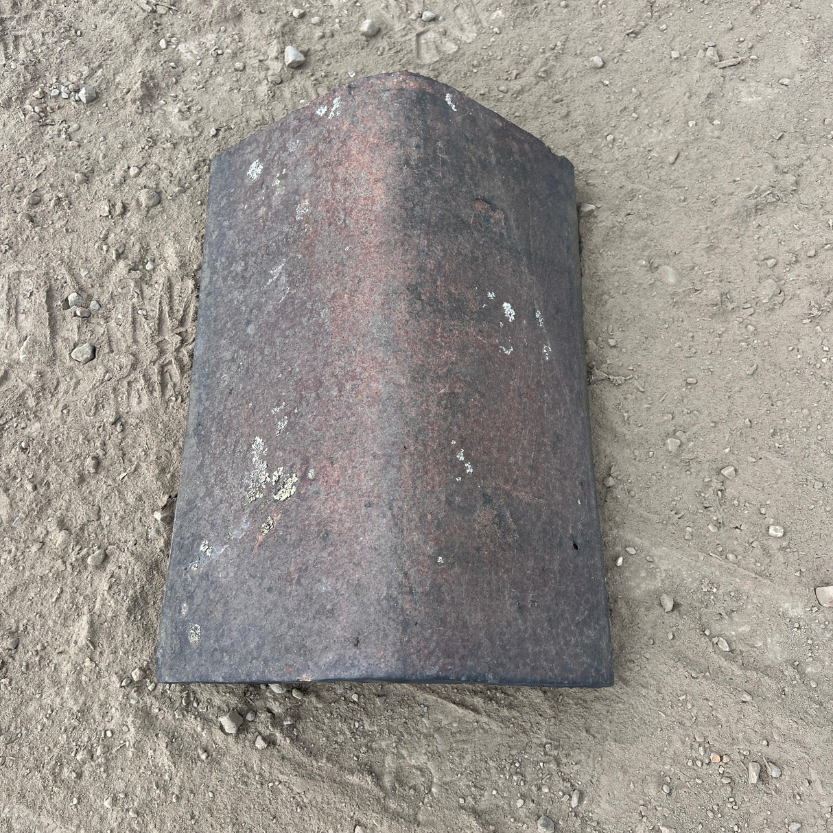 Reclaimed Staffordshire Brindle Blue Hogback Clay Ridge Roof Tile