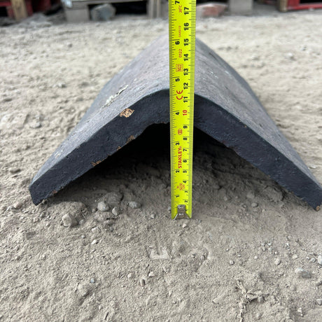 Reclaimed Staffordshire Brindle Blue Hogback Clay Ridge Roof Tile