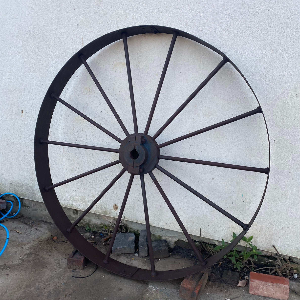 Reclaimed Steel Pulley Wheel - Reclaimed Brick Company
