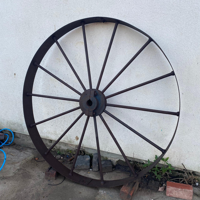 Reclaimed Steel Pulley Wheel - Reclaimed Brick Company
