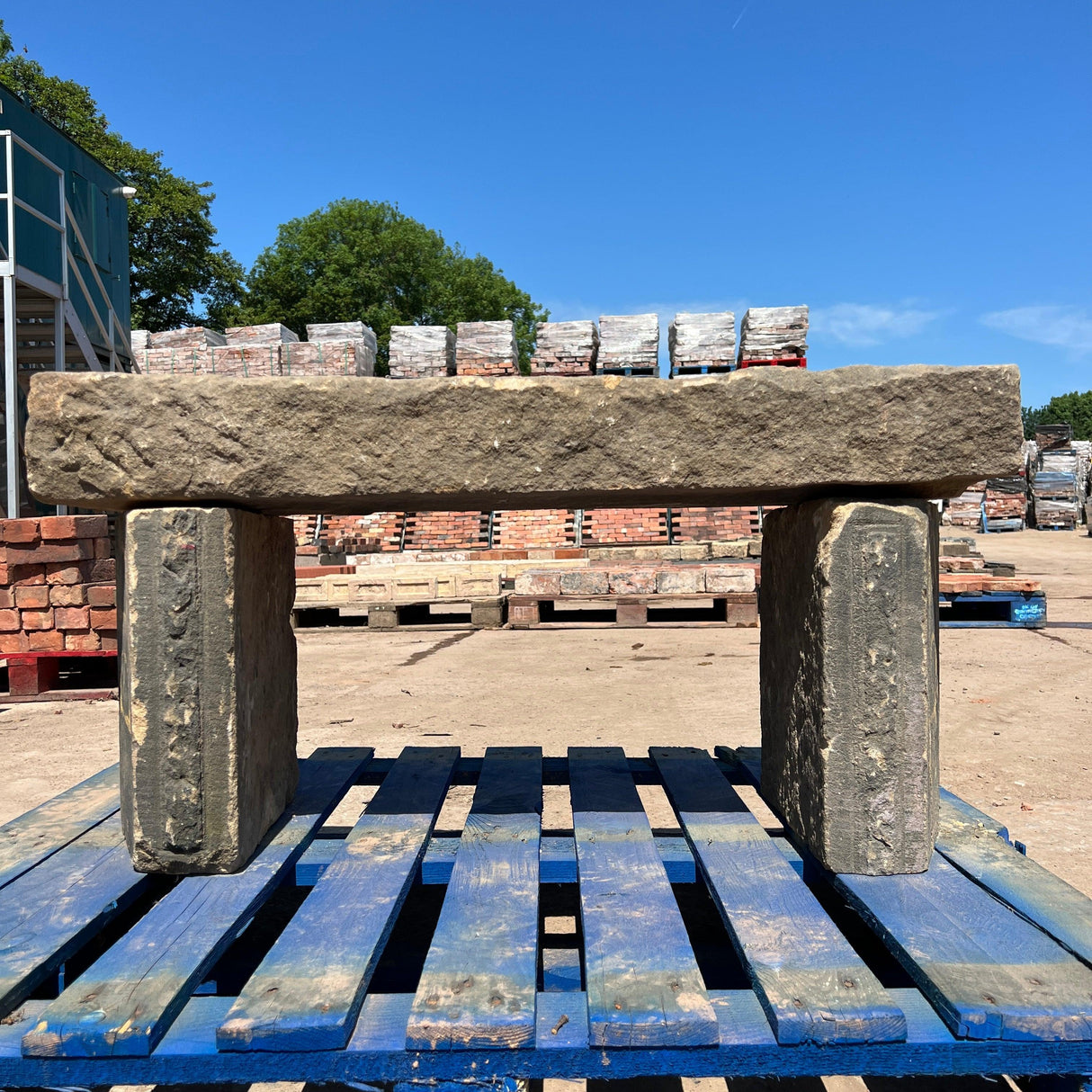 Reclaimed Stone Bench Seat - Reclaimed Brick Company