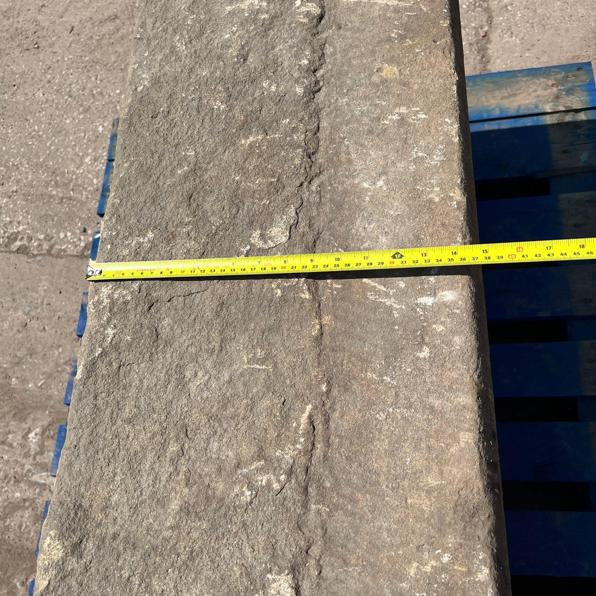 Reclaimed Stone Bench Seat