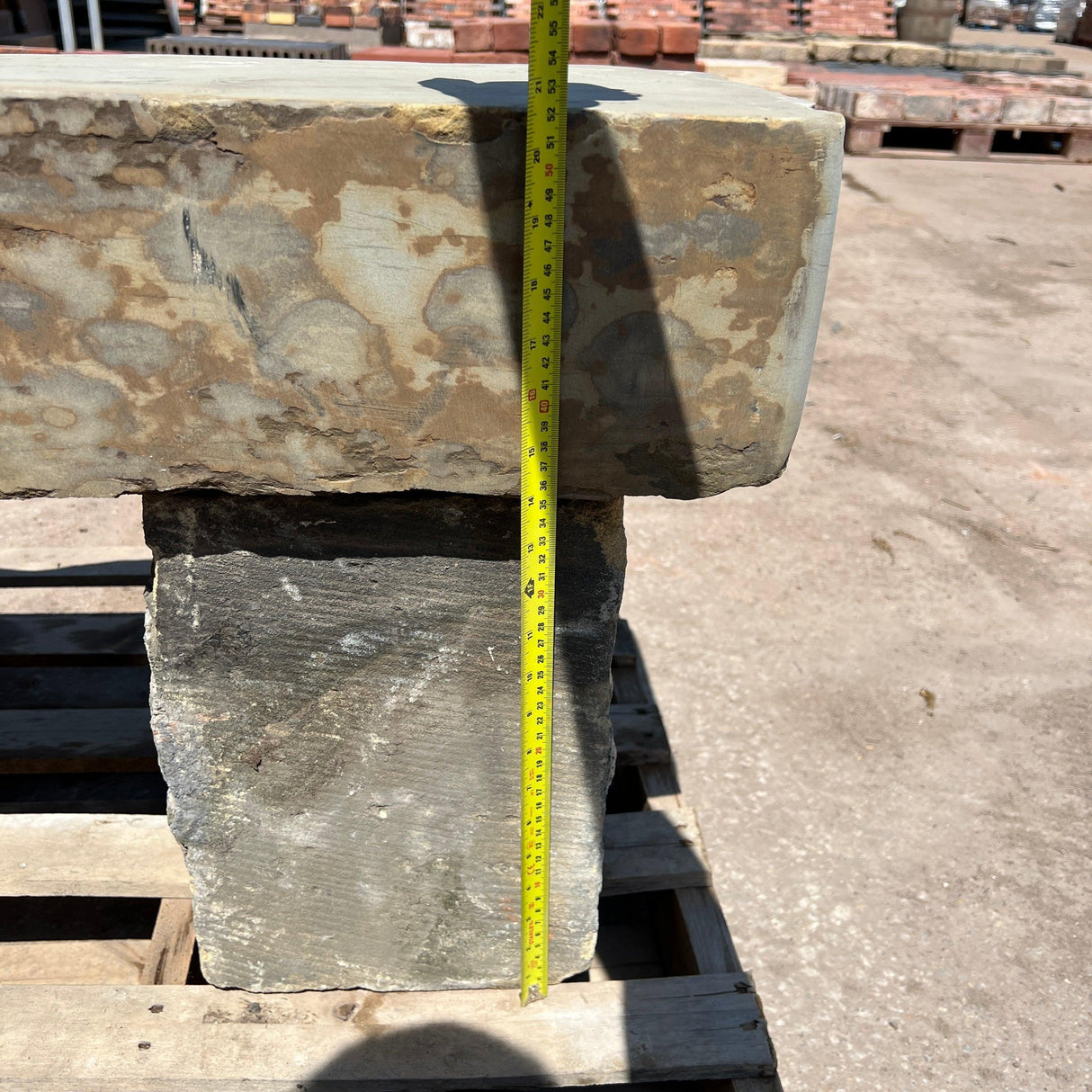 Reclaimed Stone Bench Seat