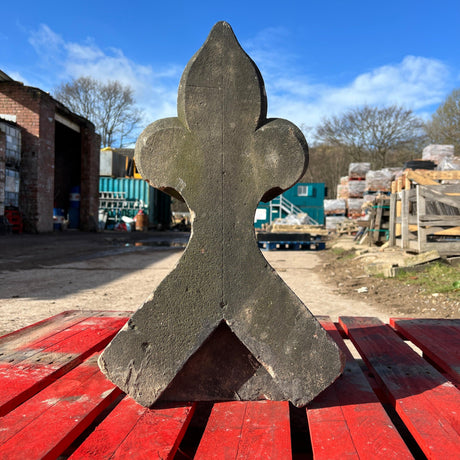 Reclaimed Stone Cross Finial