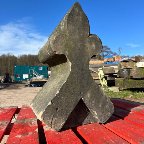 Reclaimed Stone Cross Finial