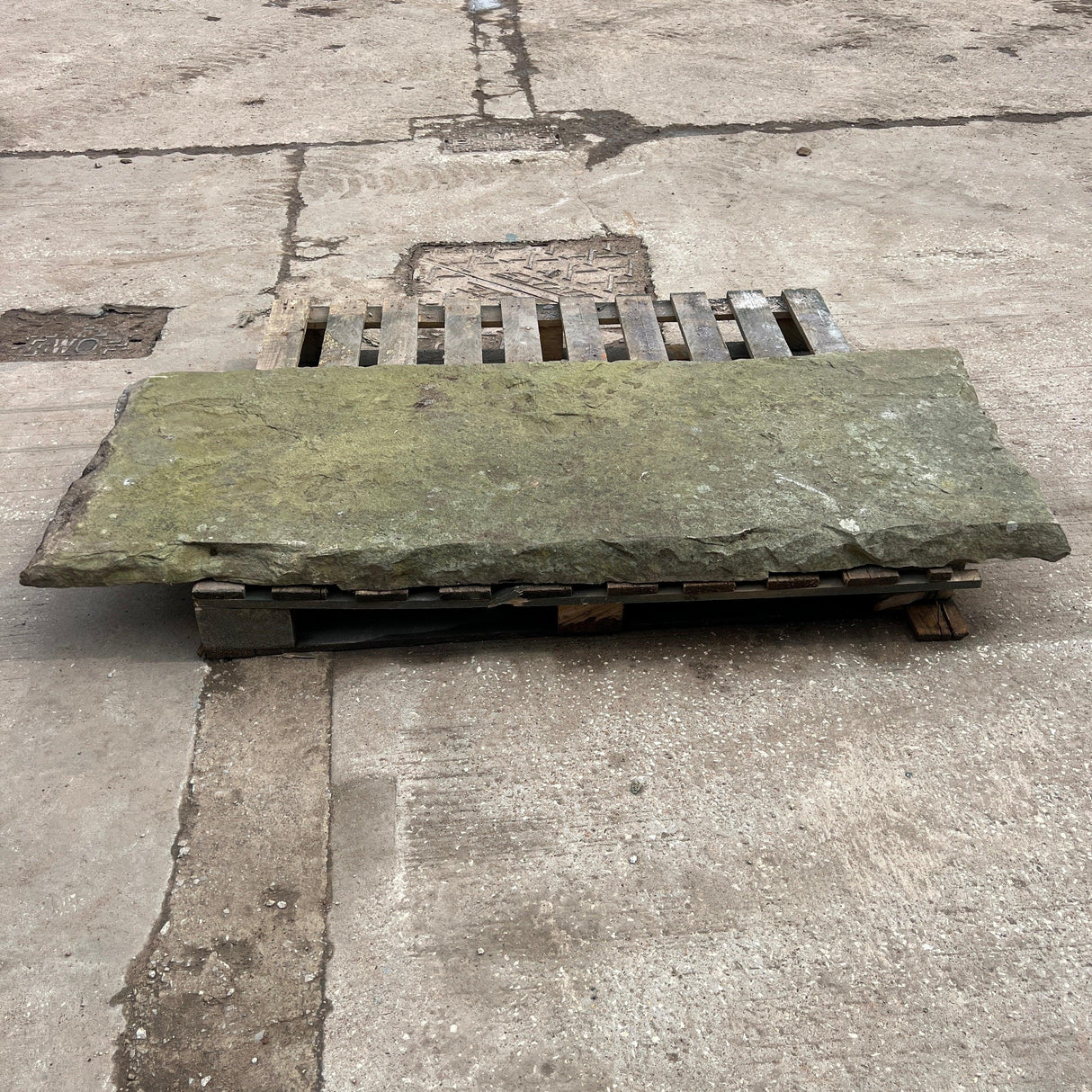 Reclaimed Stone Fire Place Hearth - Reclaimed Brick Company