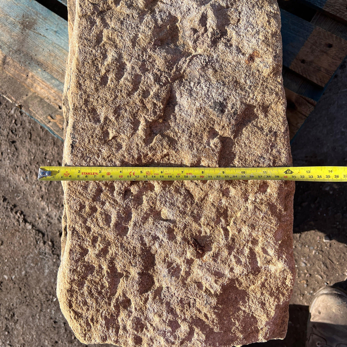 1 Foot Reclaimed Old Stone Lintel - Reclaimed Brick Company