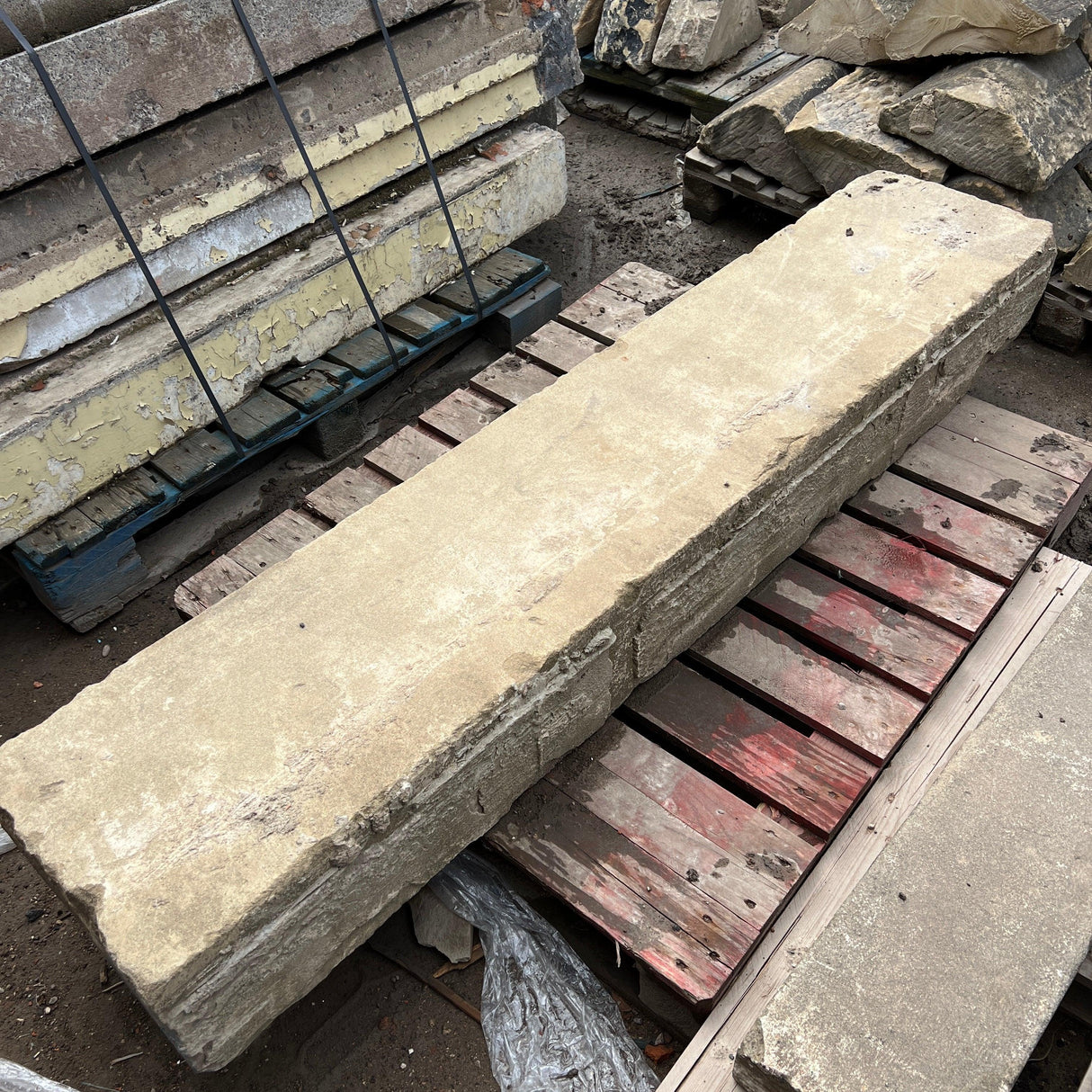 Reclaimed Stone Lintel / Step - Reclaimed Brick Company