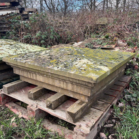 Reclaimed Stone Pillar Caps - 1M x 1M