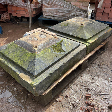 Reclaimed Stone Pillar Caps - Reclaimed Brick Company