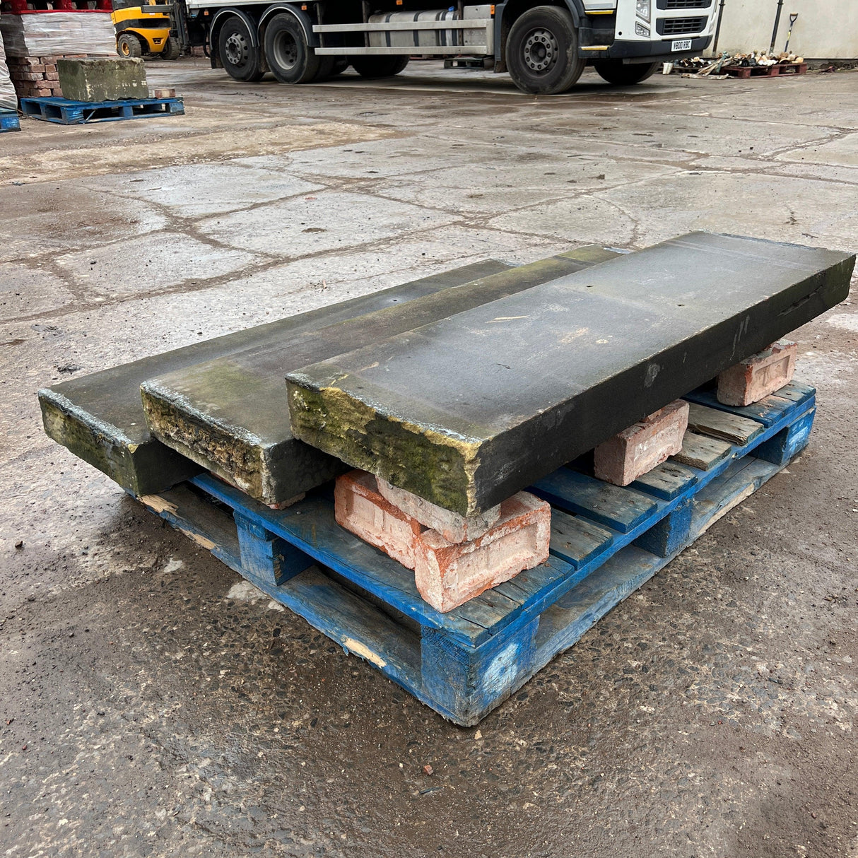 Reclaimed Stone Steps - (Set of 3) - Reclaimed Brick Company