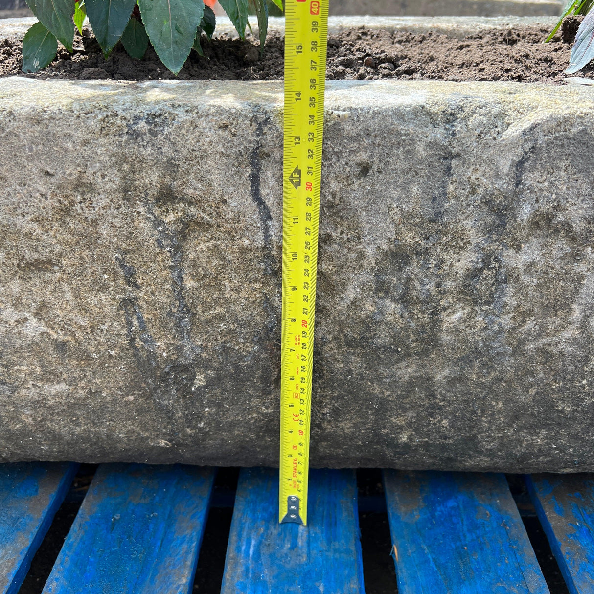 Reclaimed Stone Trough / Planter - No.11 - Reclaimed Brick Company