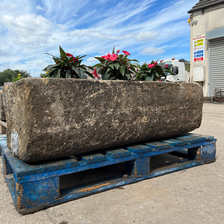 Reclaimed Stone Trough / Planter - No.18 - Reclaimed Brick Company