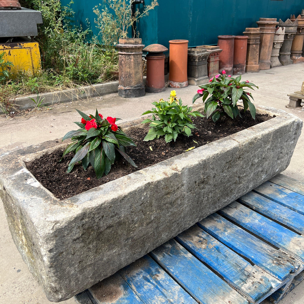 Reclaimed Stone Trough / Planter - No. 2 - Reclaimed Brick Company