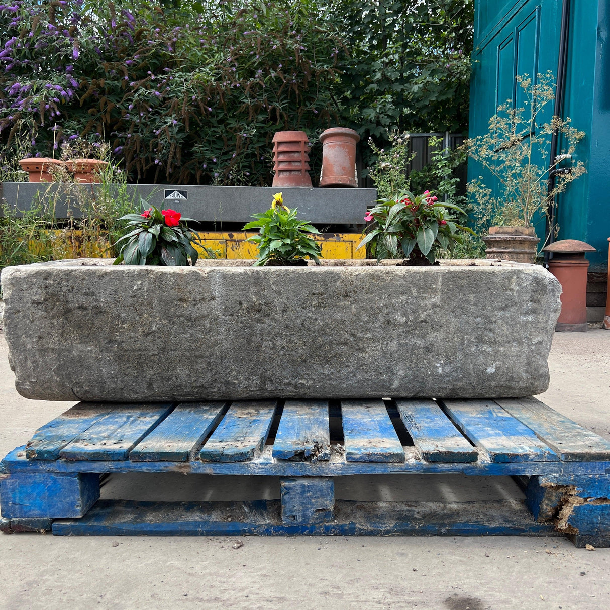 Reclaimed Stone Trough / Planter - No. 2 - Reclaimed Brick Company