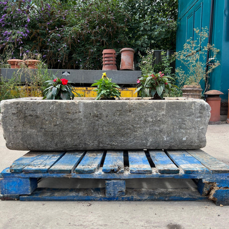 Reclaimed Stone Trough / Planter - No. 2 - Reclaimed Brick Company