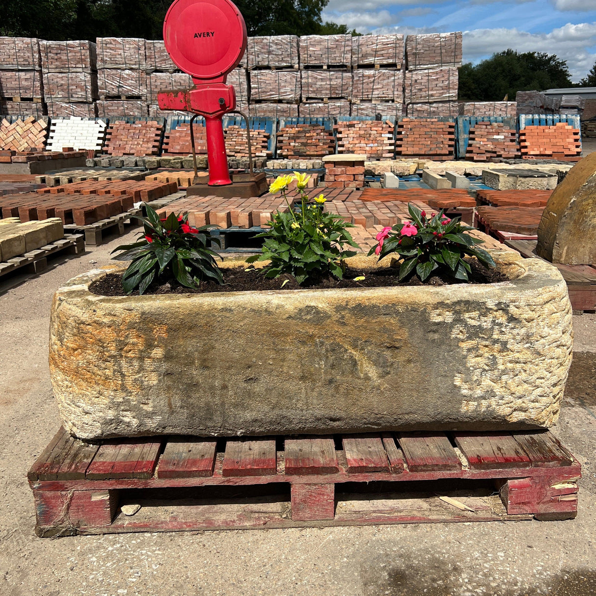 Reclaimed Stone Trough / Planter - No. 3 - Reclaimed Brick Company