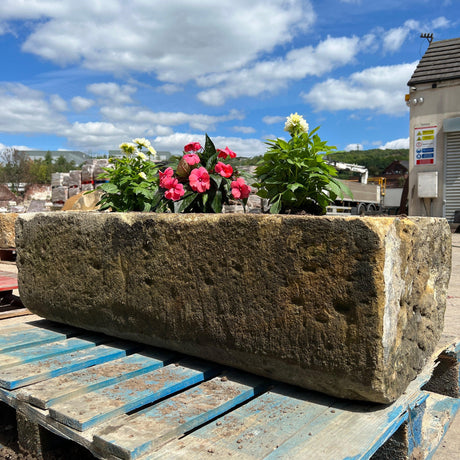 Reclaimed Stone Trough / Planter - No. 4 - Reclaimed Brick Company