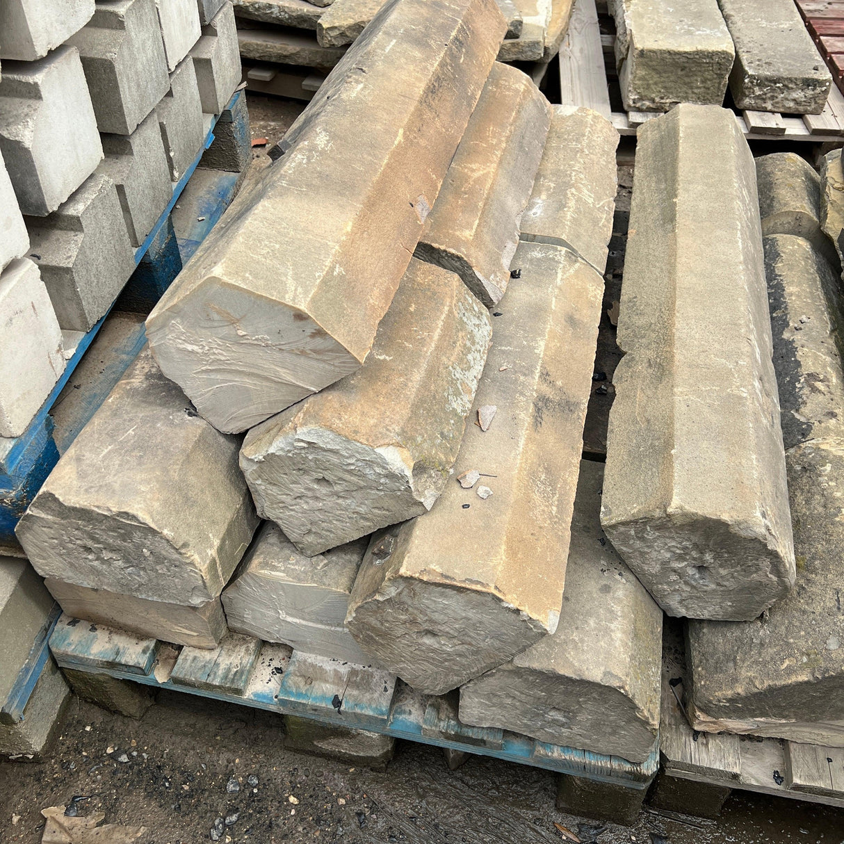 Reclaimed Stone Wall Coping - Job Lot - Reclaimed Brick Company