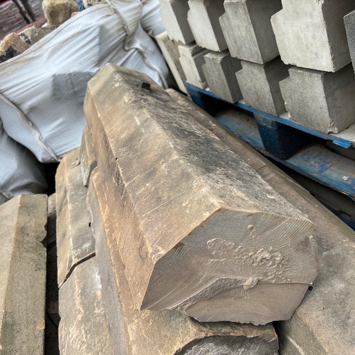 Reclaimed Stone Wall Coping - Job Lot - Reclaimed Brick Company