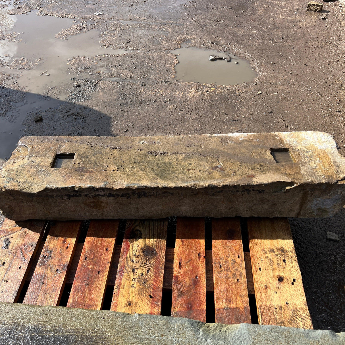Reclaimed Stone Window Sill / Step