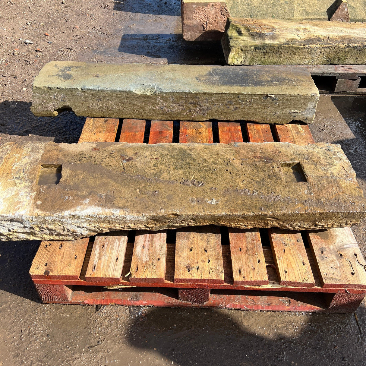 Reclaimed Stone Window Sill / Step