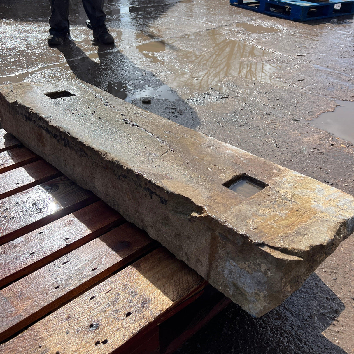 Reclaimed Stone Window Sill / Step