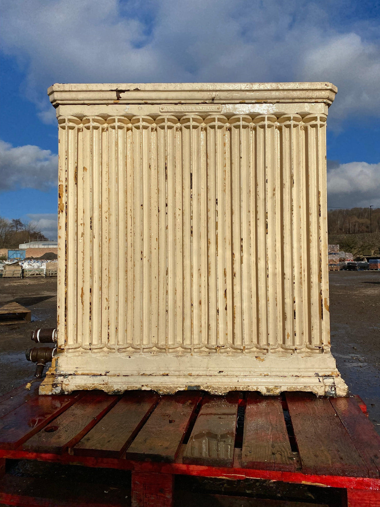 Reclaimed “The Beeston Radiator” Church Cast Iron Radiator - 2 Available - Reclaimed Brick Company