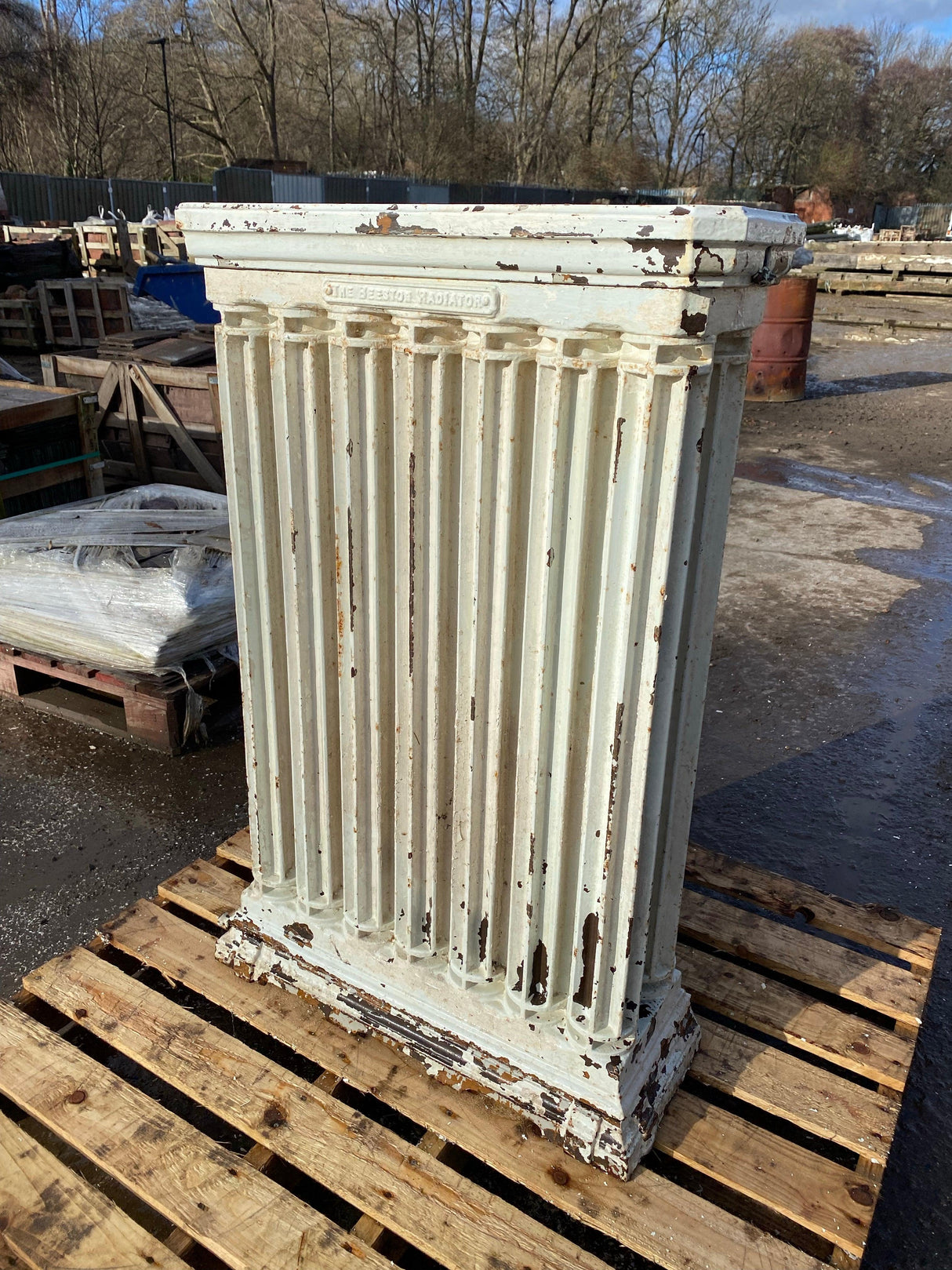 Reclaimed “The Beeston Radiator” Church Cast Iron Radiator - 3 Available - Reclaimed Brick Company